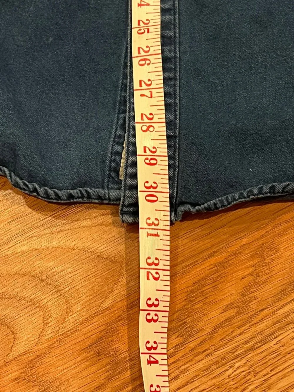 VTG 90s Levis Red Tab Blue Denim Shirt Button Down Long Sleeve Men’s LARGE Y2K
